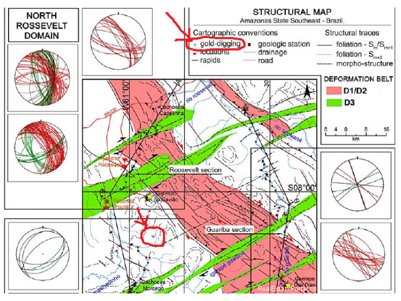 Geologic report North Rossvelt Domain - rio - Rio Aripuana - Rio Guarana